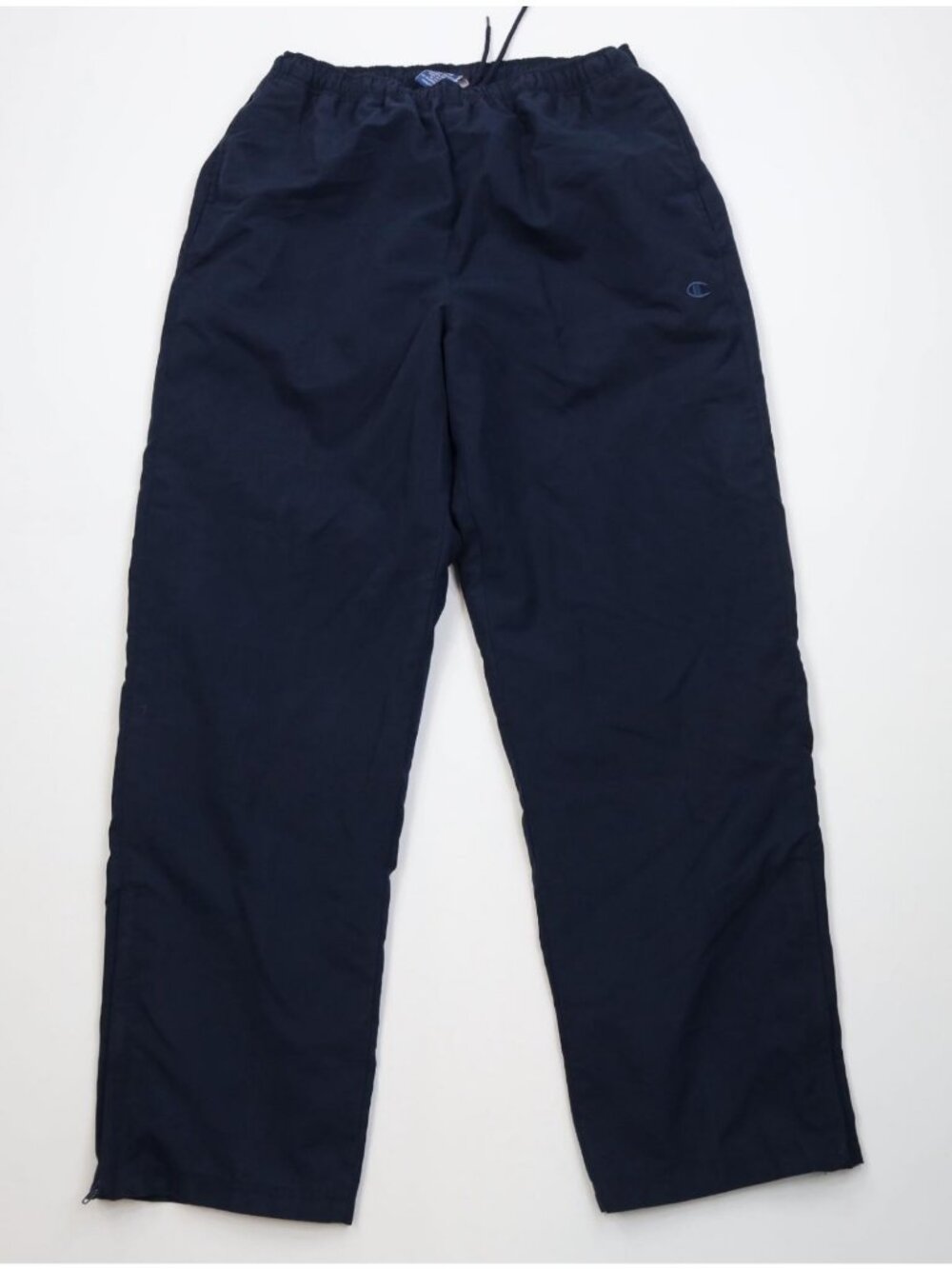 Vintage 90s Champion Mens Medium Faded Fleece Lined Microfiber Wide Leg Pants
